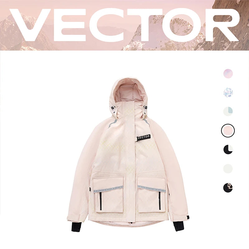 Giacca sci VECTOR con cappuccio HXF70091