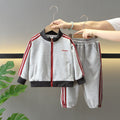 Kids Boys Spring Autumn Athletic Tracksuit Set