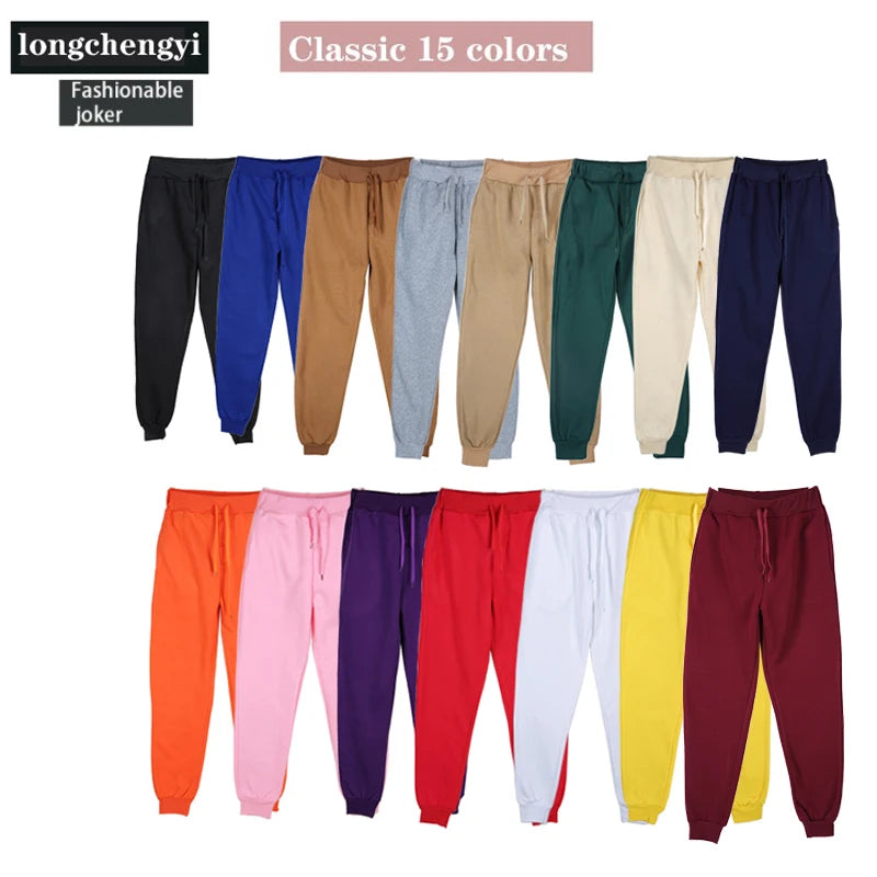 Pantaloni sportivi in poliestere con coulisse