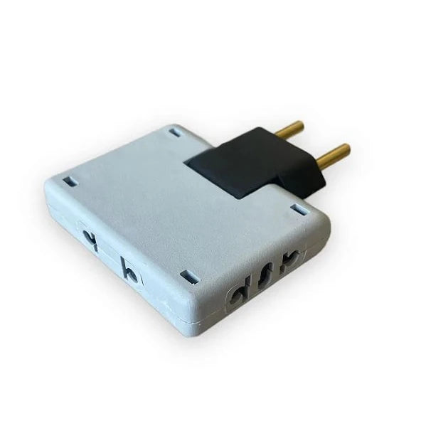 Adaptateur articulé Benjamin avec broche dorée C 3 sorties