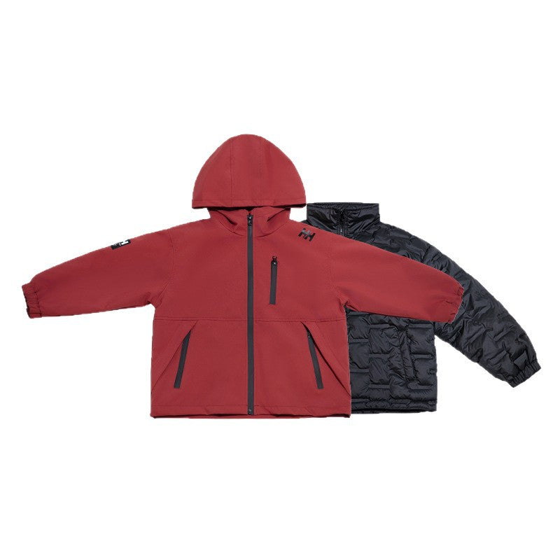Boys 3-in-1 Windbreaker Jacket Autumn Fall Outerwear