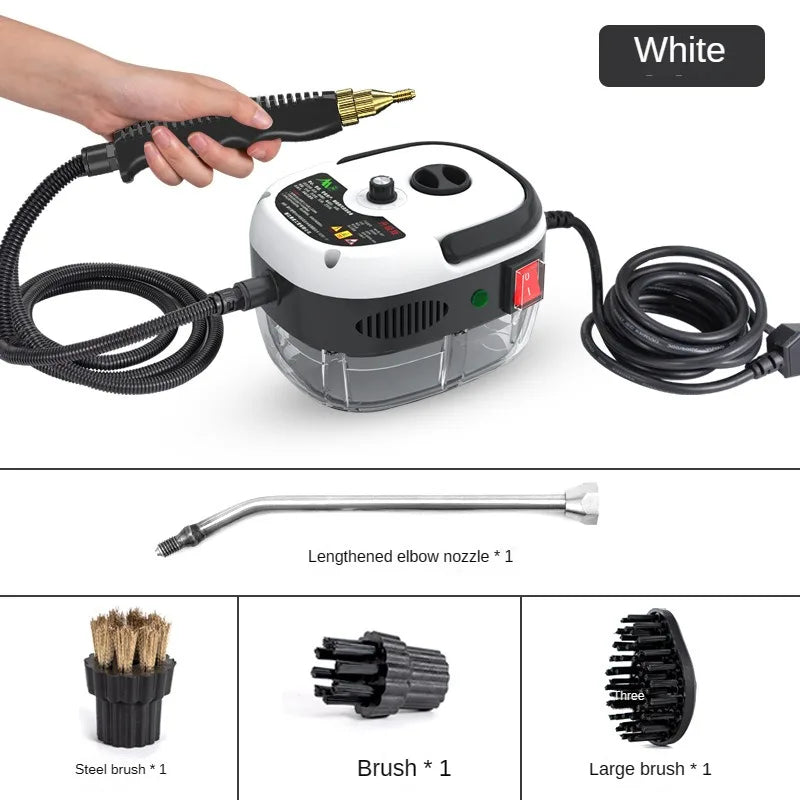 2500W Dampfreiniger Hochtemperatur-Sterilisation Druckreiniger für Haushalt Auto Küche Klimaanlage 220V EU-Stecker