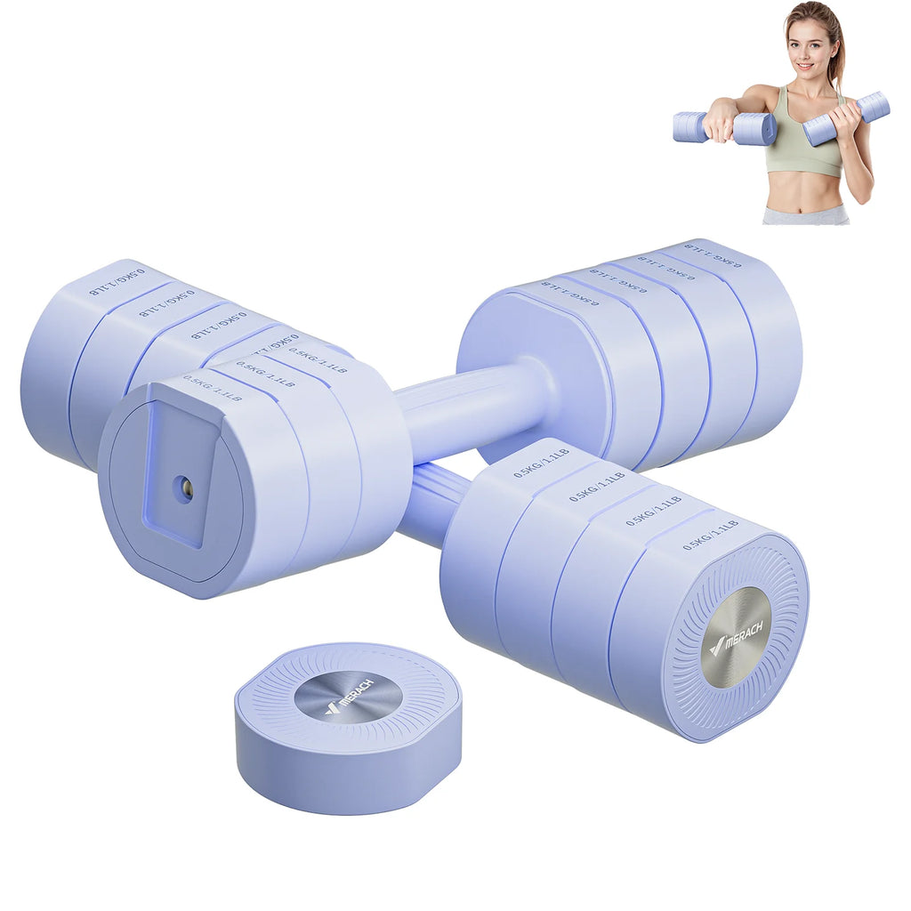 Set di manubri regolabili MERACH, 2 pezzi