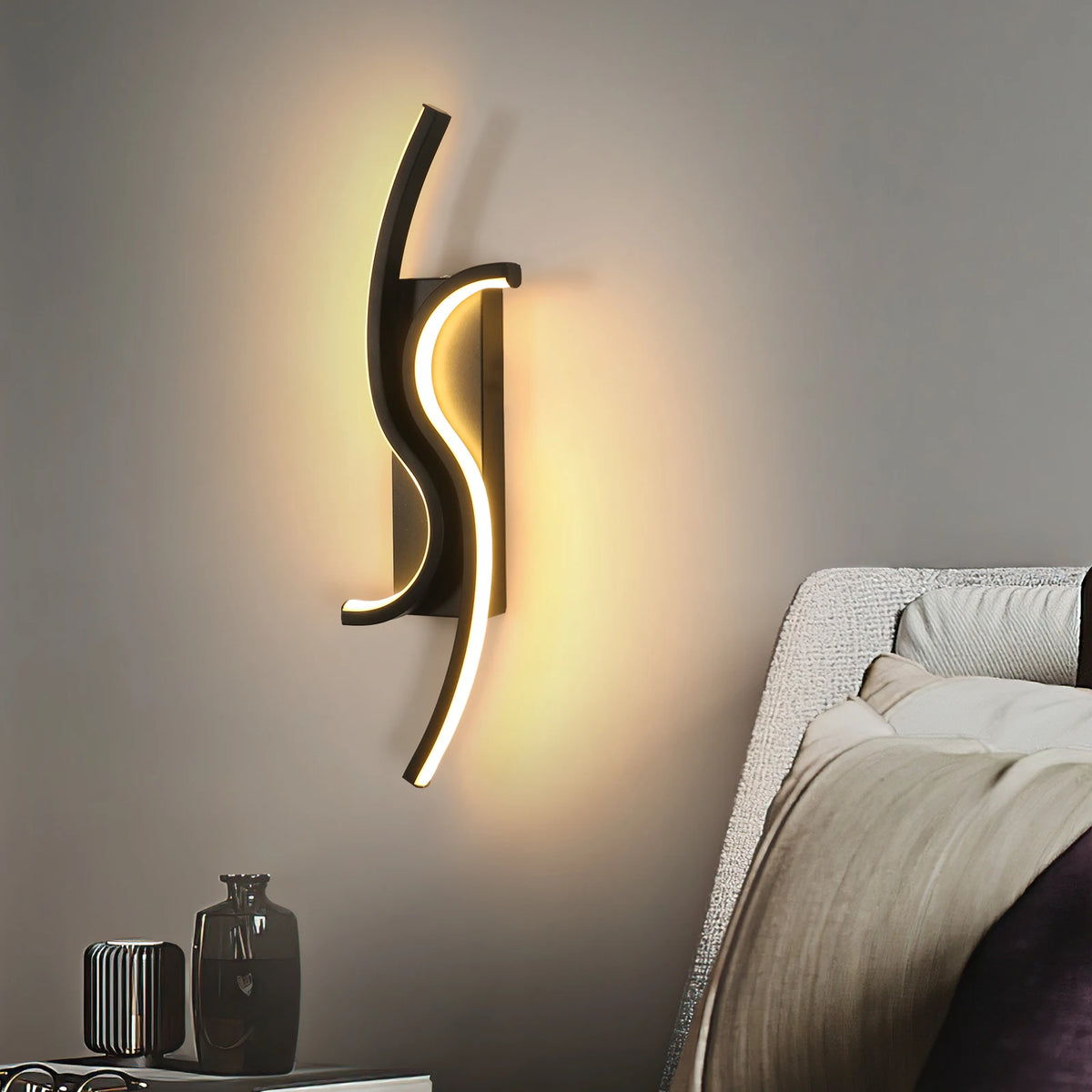 Applique LED Riserva da parete, modelli e luci variabili