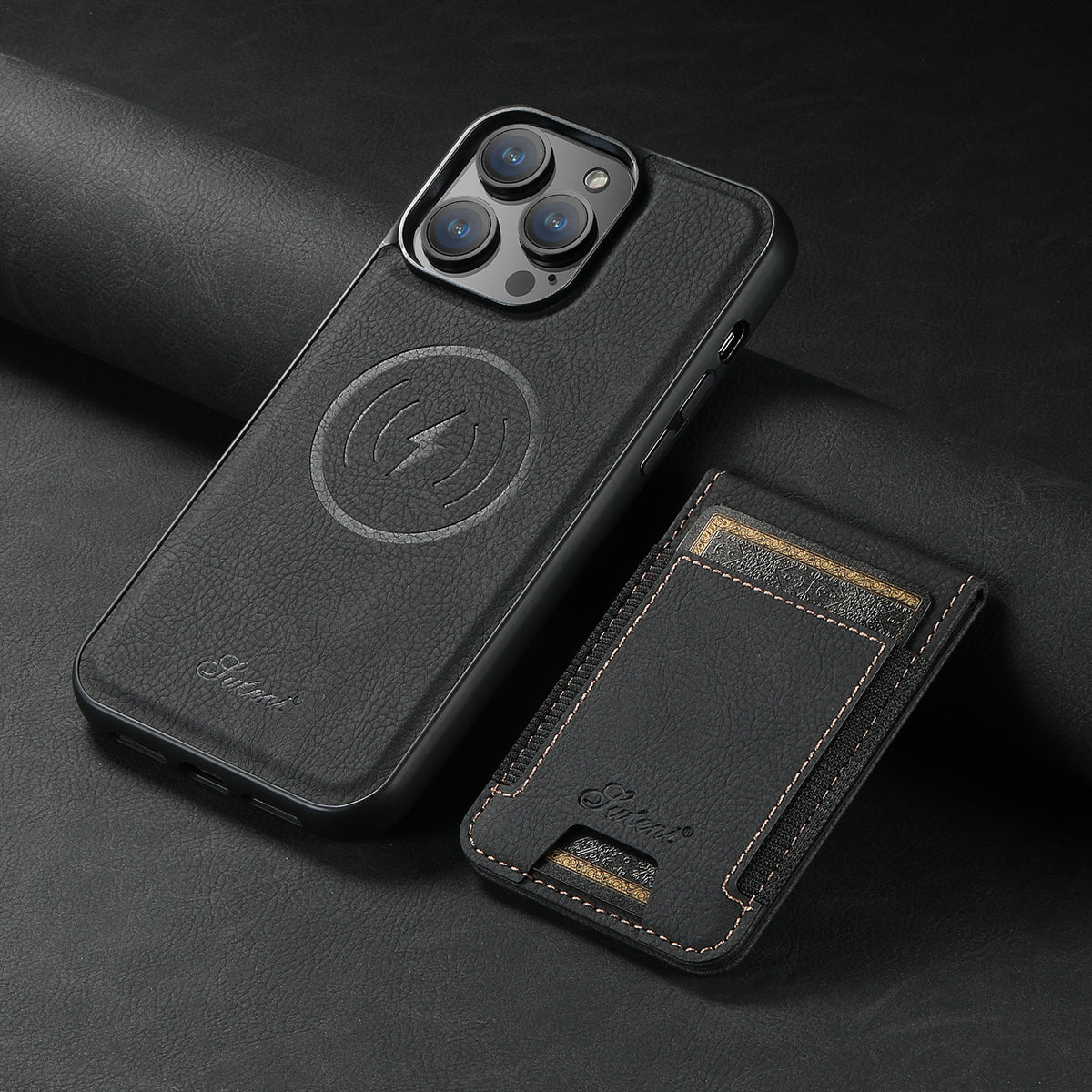 Applicable iPhone 15 Pro Max Card Slot Phone Case
