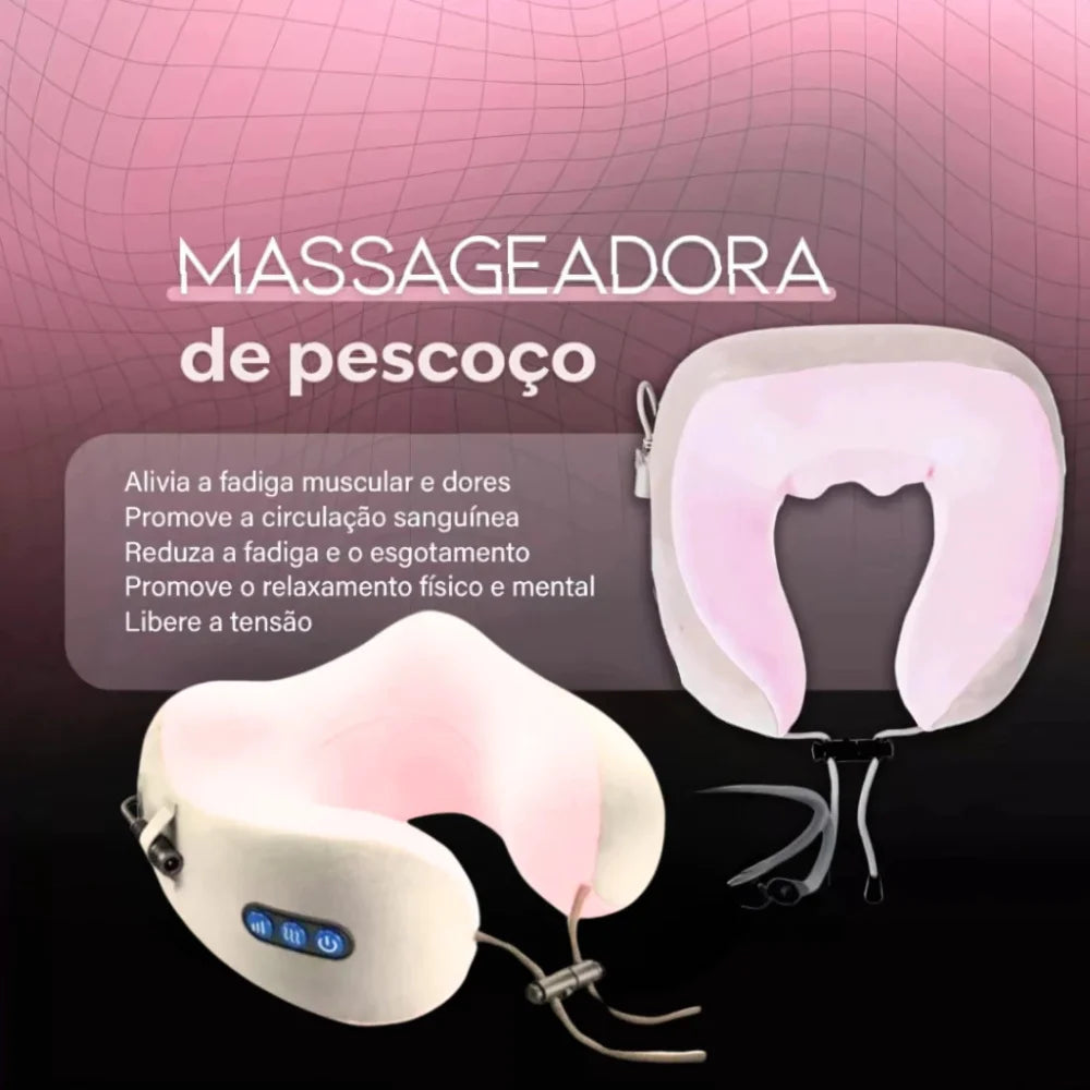 Cuscino cervicale massaggiante ricaricabile USB