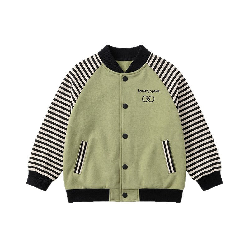 Stylish Baseball Jacket for Boys Kids Autumn Spring Outerwear