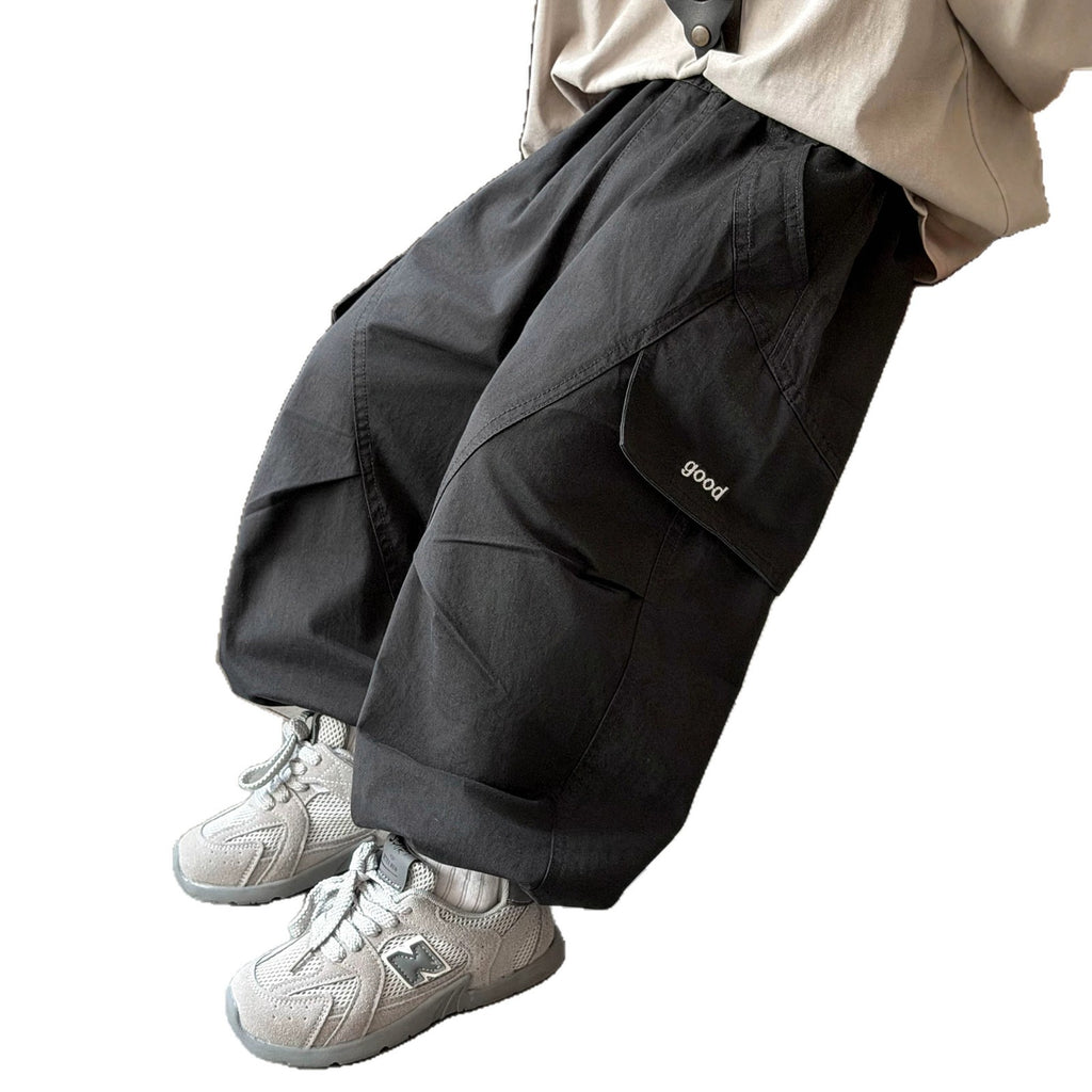 Boys'  Casual Cargo Jogger Pants