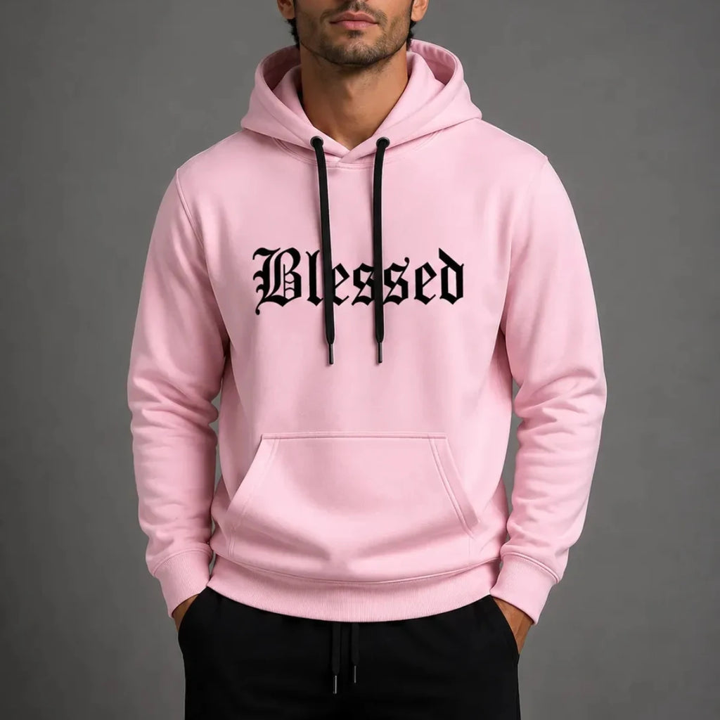 Kangaroo Blessed Hoodie mit Tasche und Kapuze Premium Cool Windbreaker Unisex MC1-EST548