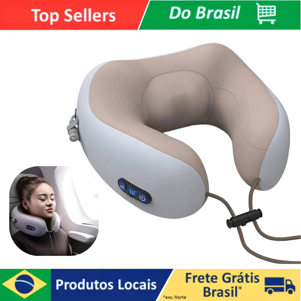 Cuscino cervicale massaggiante ricaricabile USB