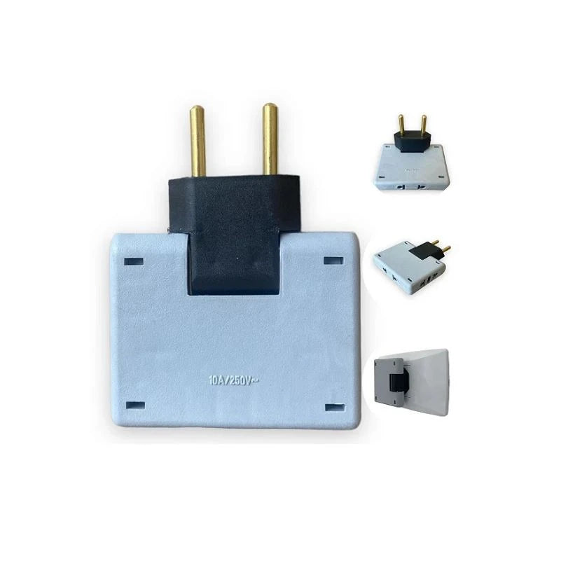 Adaptateur articulé Benjamin avec broche dorée C 3 sorties
