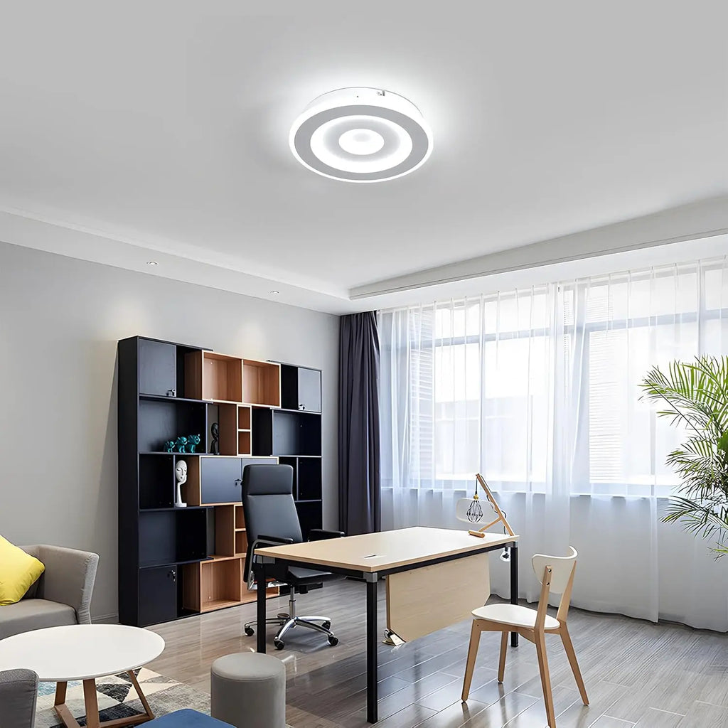 Lámpara de techo redonda LED, Lámparas de techo LED modernas 28W para pasillo, dormitorio, baño, cocina, sala de estar