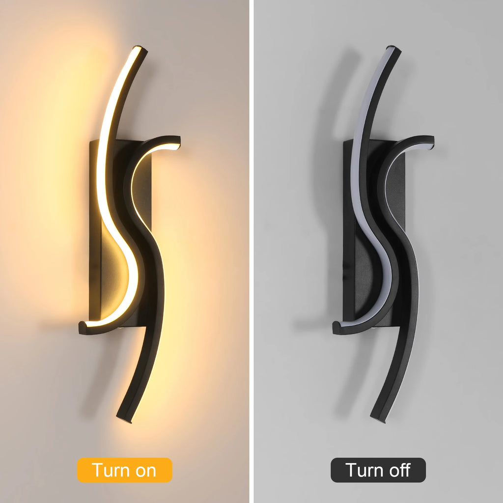 Applique LED Riserva da parete, modelli e luci variabili