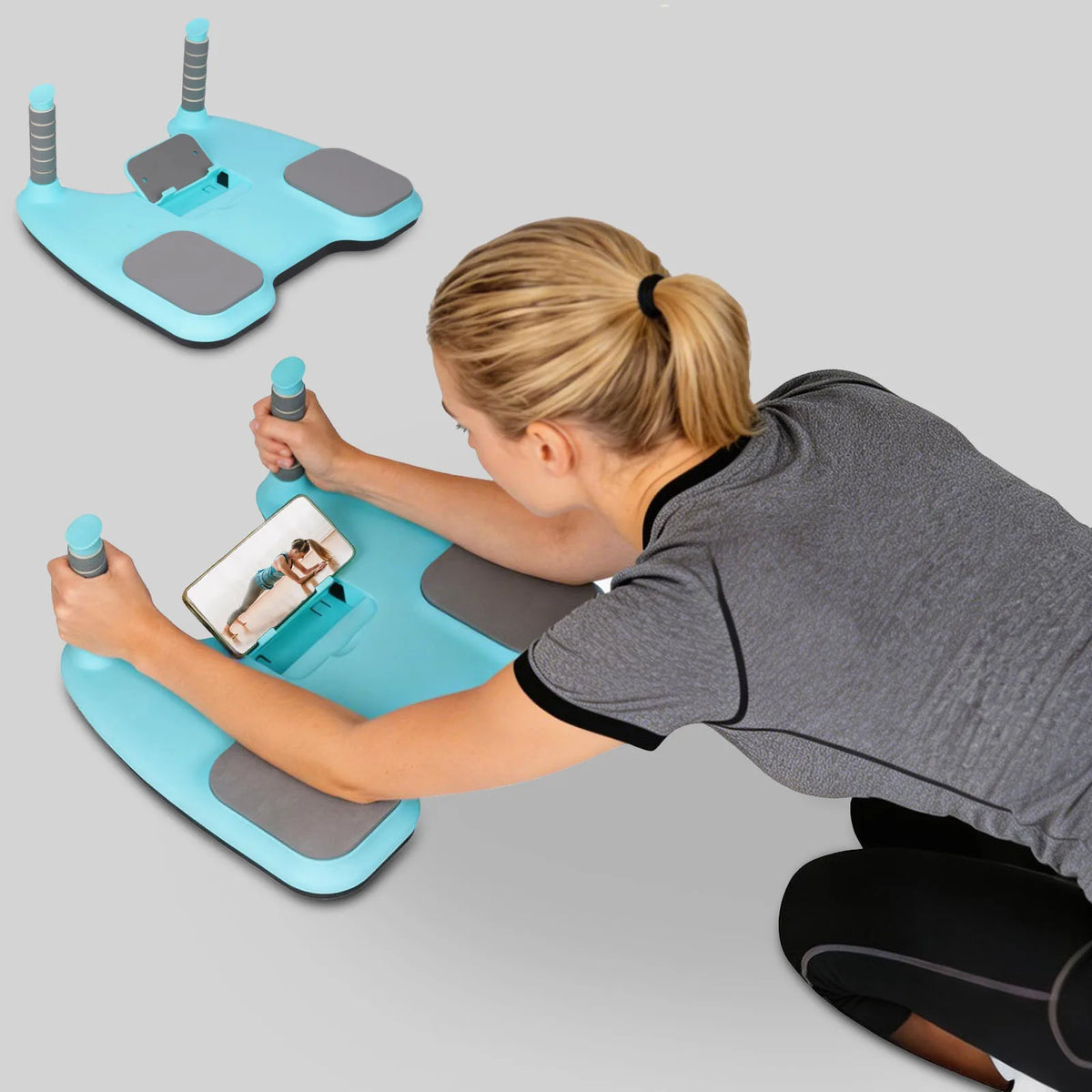 Fitness Balance Board for Core and Plank Training with Phone Stand