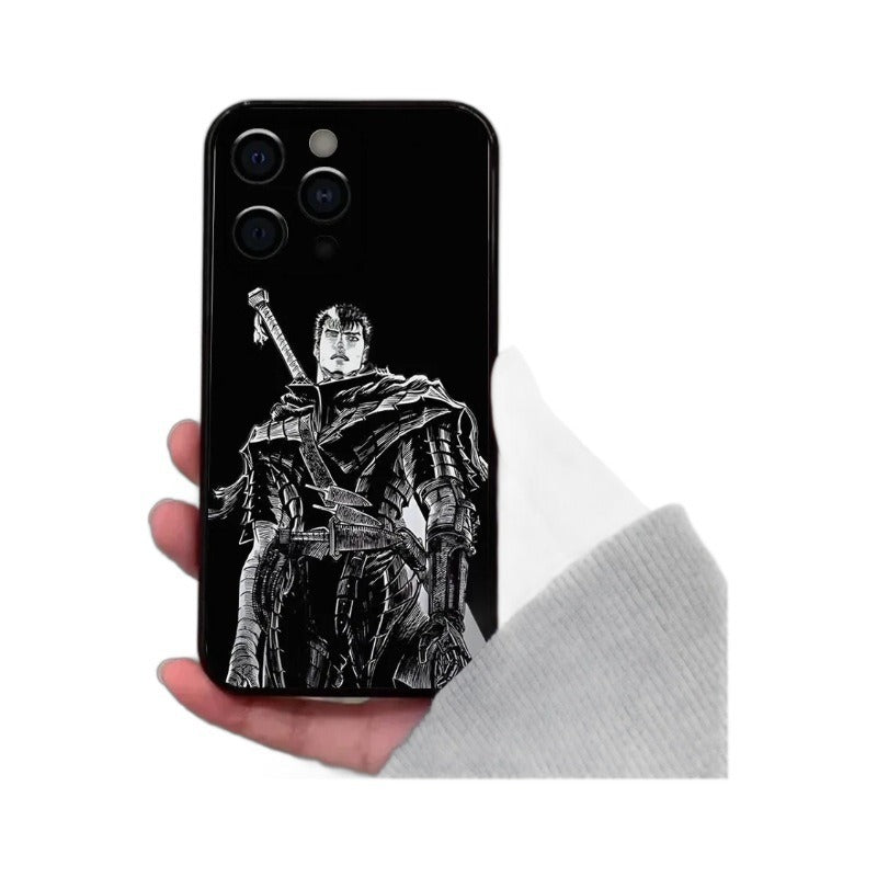 GutsrkiPhone Anime Phone Case 15 New SE Black