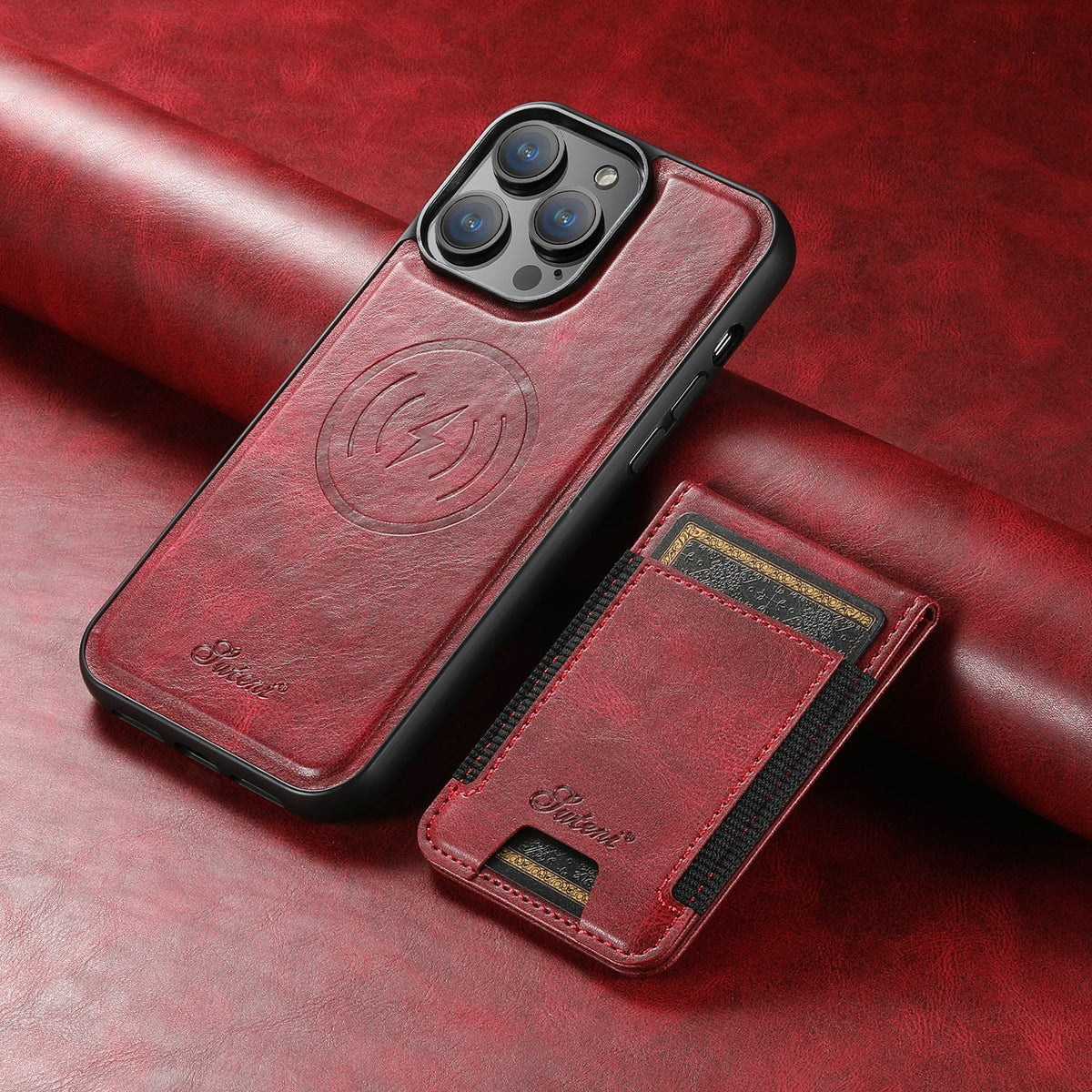 Applicable iPhone 15 Pro Max Card Slot Phone Case
