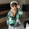 Boys Autumn Winter Casual Knit Sweater Top