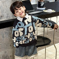 Casual Long Sleeve Kids Boys Warm Knit Sweater Top