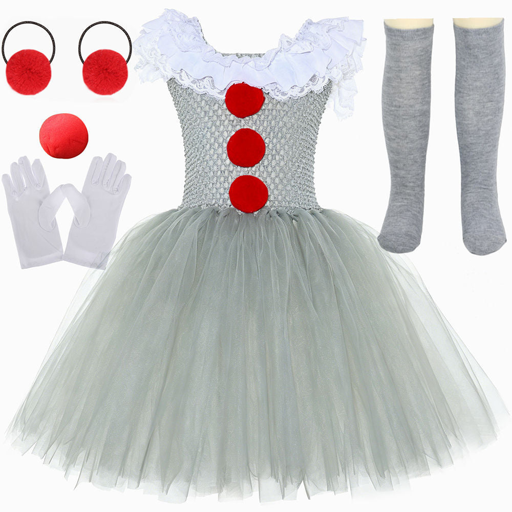Girls’ Floral Dress-Up Costume Set