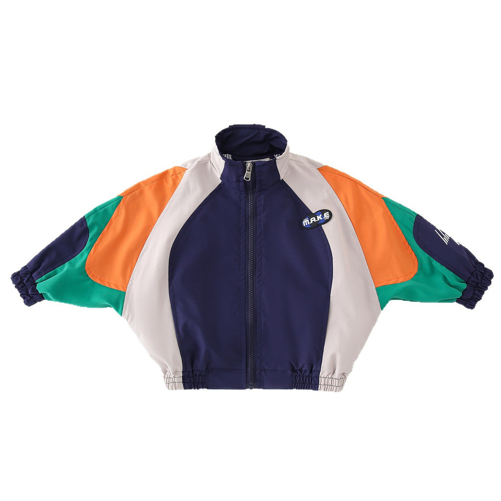 Boys Spring Autumn Cool Stylish Loose Fit Jacket