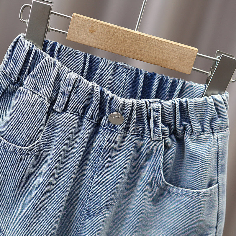 Boys' Casual Straight Leg Denim Pants