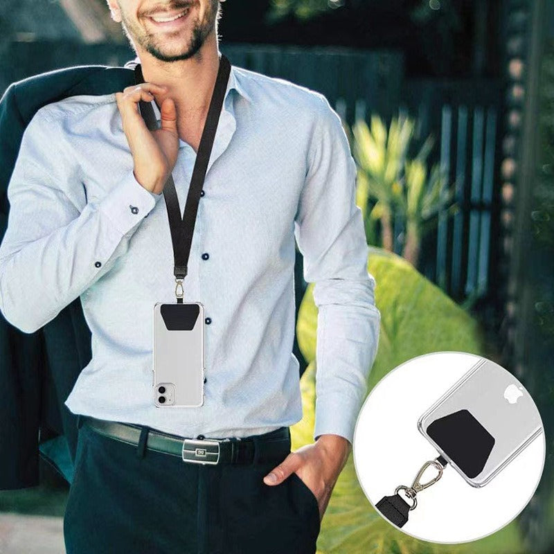 Mobile phone gasket, crossbody hanging rope, phone case patch, adjustable hanging rope, PU card, phone back patch