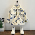 Boys' Spring Autumn Open Front Cardigan Jacket