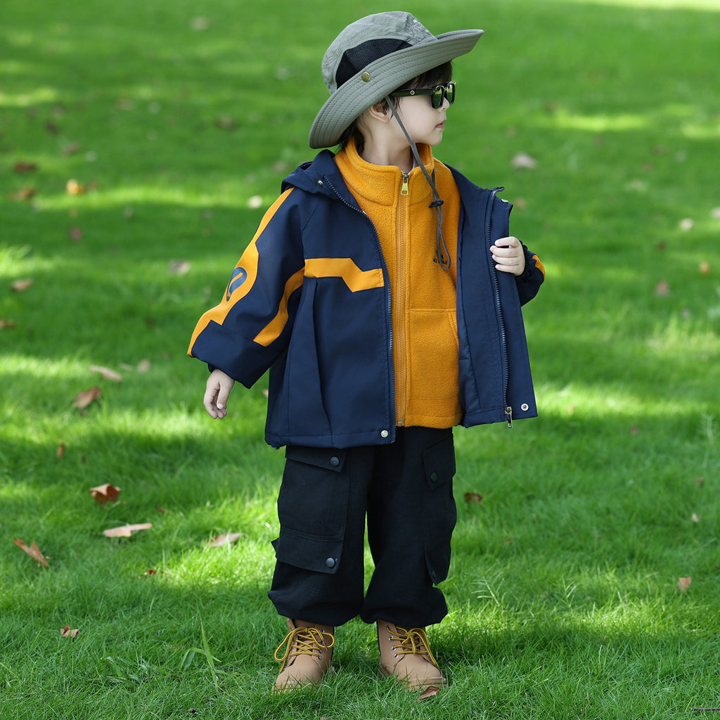 Kids Outdoor 3-in-1 Hooded Jacket