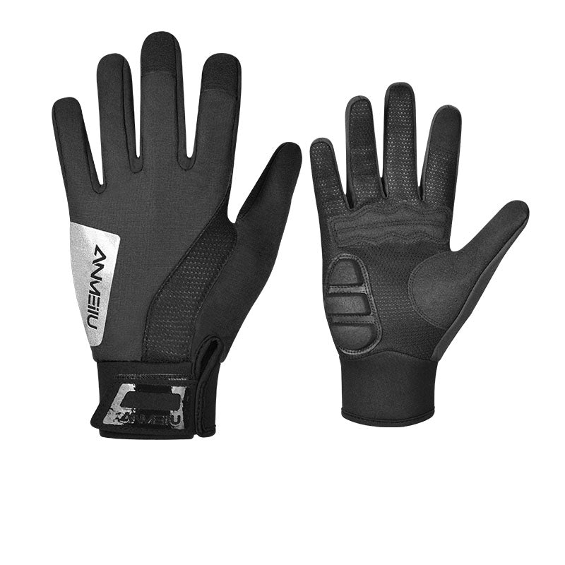 Thick, warm, windproof unisex mountain bike or motorcycle gloves