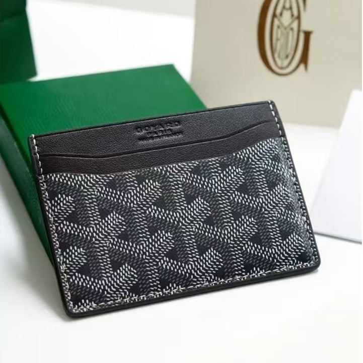 Goyard Fashion Card Holder for Men and Women, Multi-functional Wallet with Card and ID Slots, Casual Everyday Compact Card Case