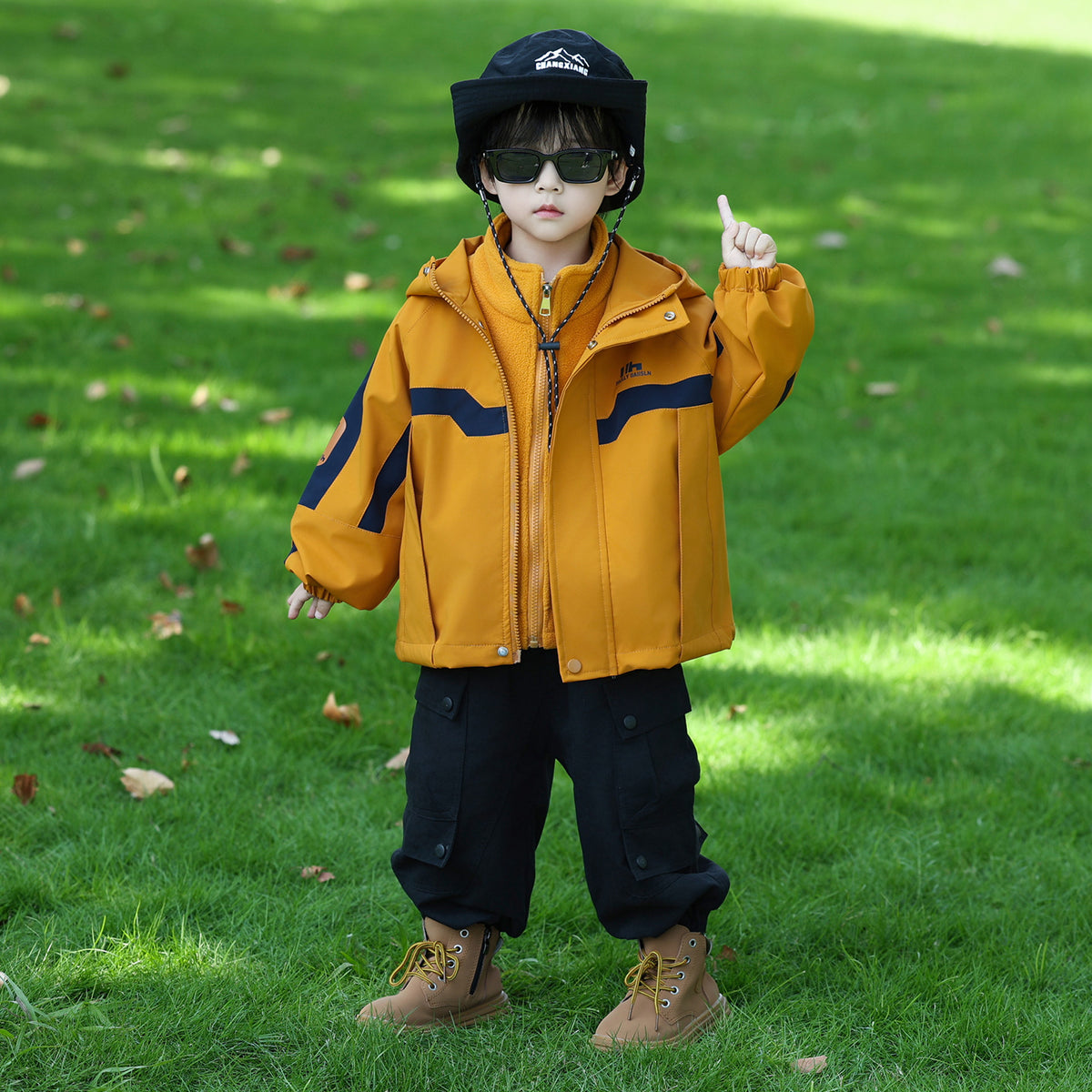 Kids Outdoor 3-in-1 Hooded Jacket