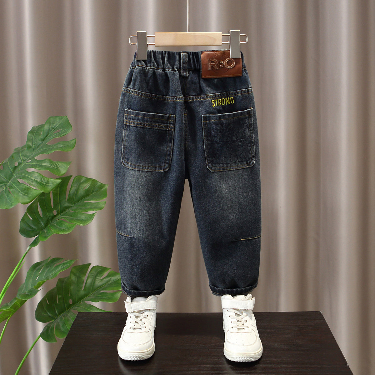 Kids Boys Casual Straight Leg Denim Pants