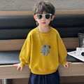 Boys Long Sleeve Pullover Sweatshirt Spring Casual Top