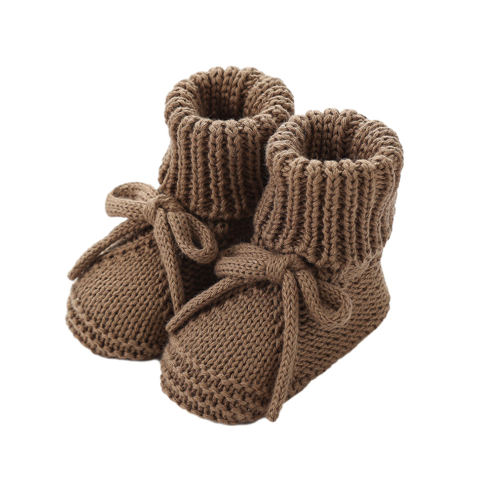 Knitted Bow Baby Socks