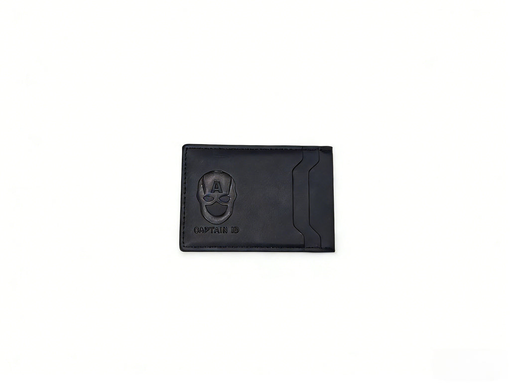 Portacarte pieghevole in PU 10 × 7 cm