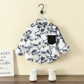 Kids Boys Chinese Style Long Sleeve Shirt Spring Autumn Fashion Lightweight Shirt