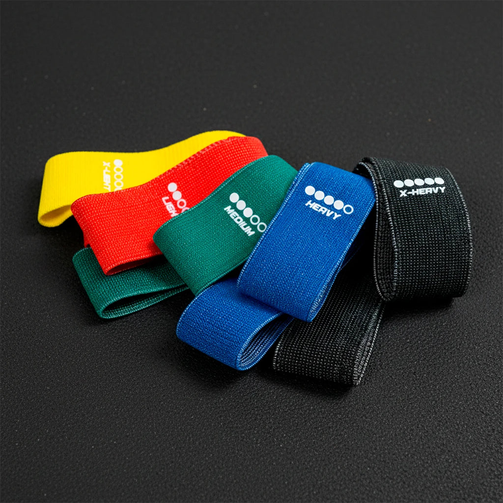 Anti-Slip Fabric Resistance Bands Set for Glute and Leg Workouts