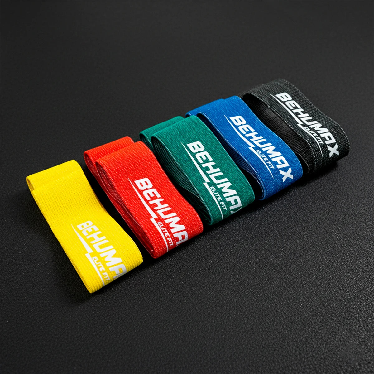 Anti-Slip Fabric Resistance Bands Set for Glute and Leg Workouts