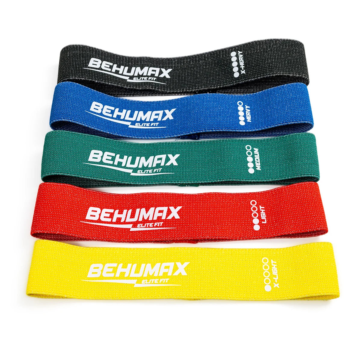 Anti-Slip Fabric Resistance Bands Set for Glute and Leg Workouts