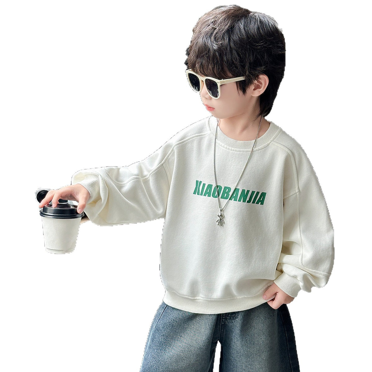 Long Sleeve Casual Sweatshirt for Boys