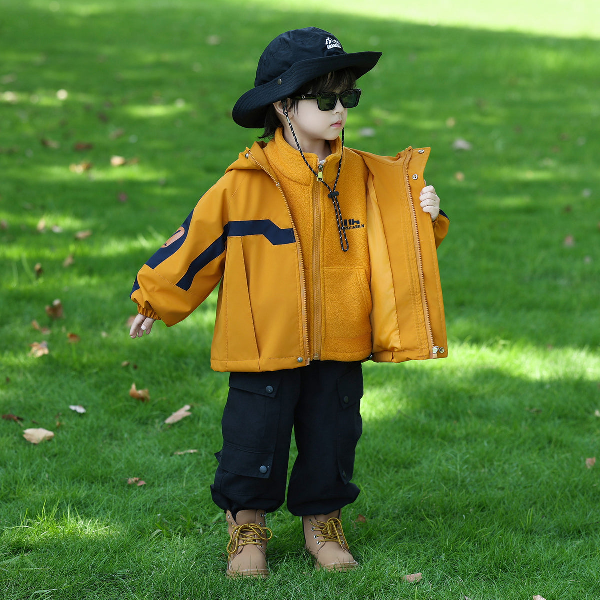 Kids Outdoor 3-in-1 Hooded Jacket