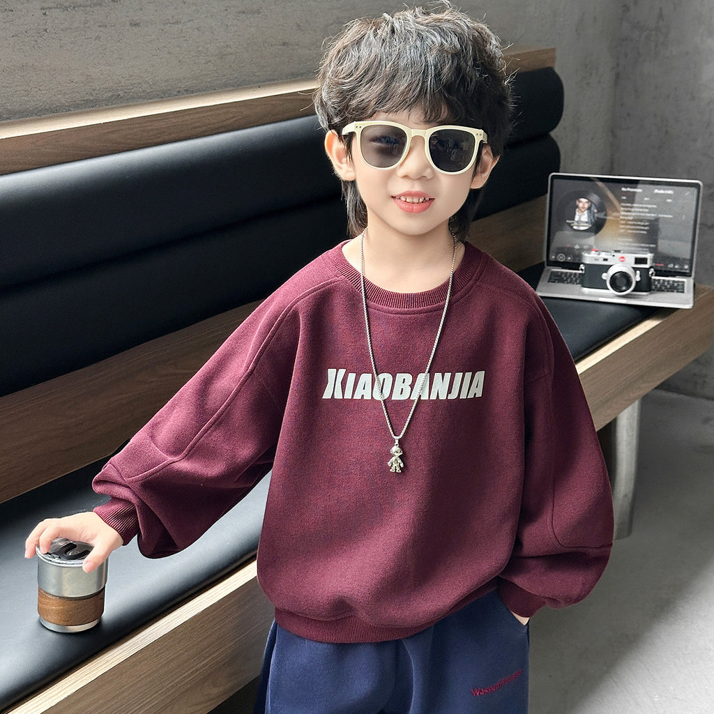 Long Sleeve Casual Sweatshirt for Boys