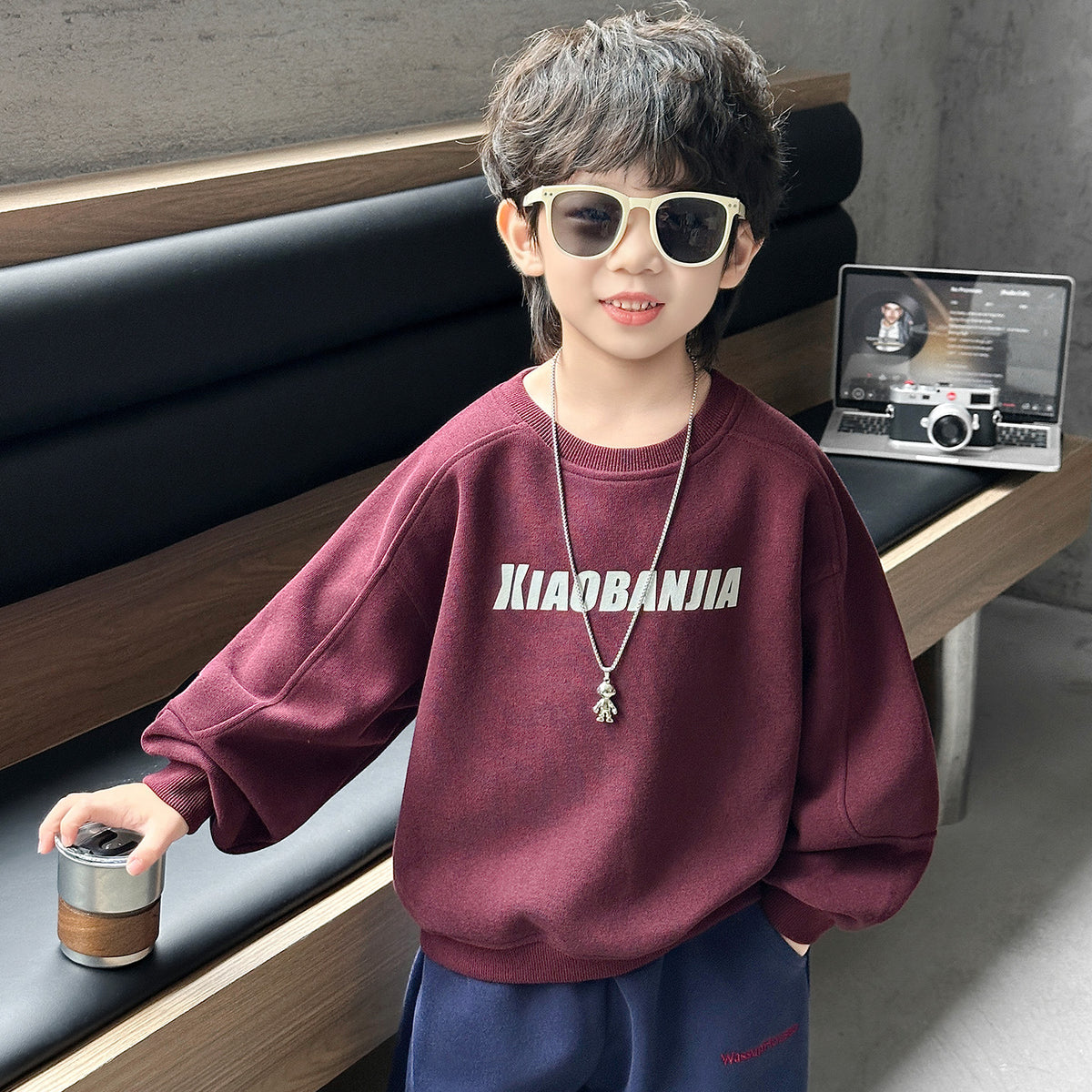 Long Sleeve Casual Sweatshirt for Boys