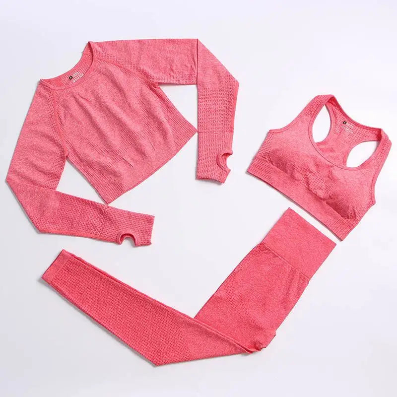 Conjunto de yoga de mujer, top y leggings