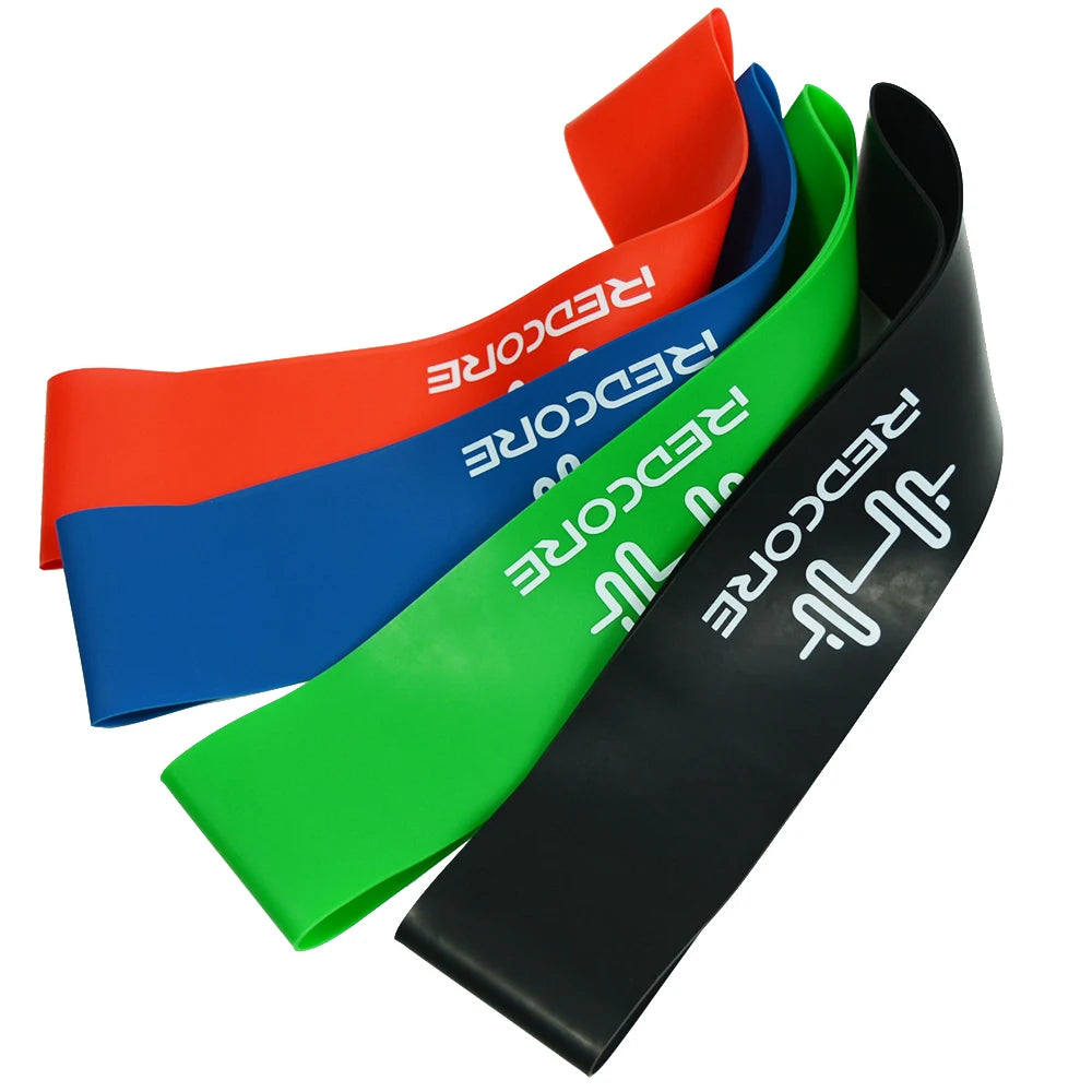 Natural Latex Mini Loop Resistance Bands for Yoga and Fitness