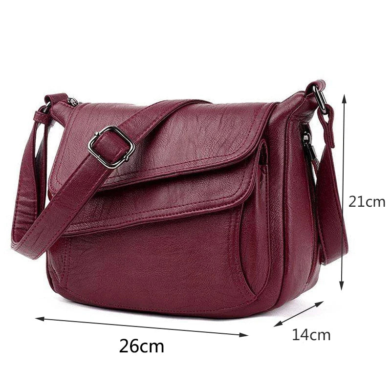 Luxury Designer Handbag High Quality Soft Leather Purses And Handbags Casual Shoulder Messenger Bags for Women 2026 New Sac