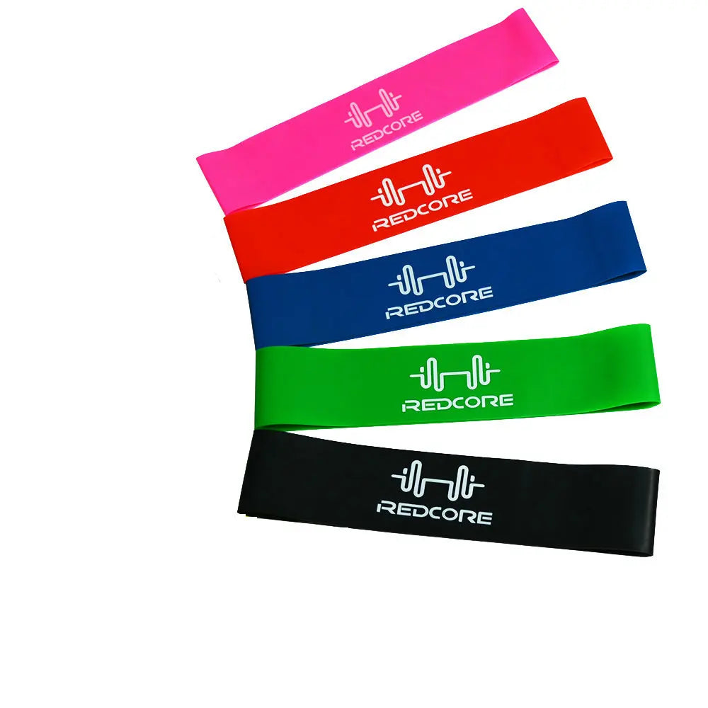 Natural Latex Mini Loop Resistance Bands for Yoga and Fitness