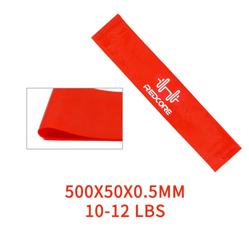 Natural Latex Mini Loop Resistance Bands for Yoga and Fitness