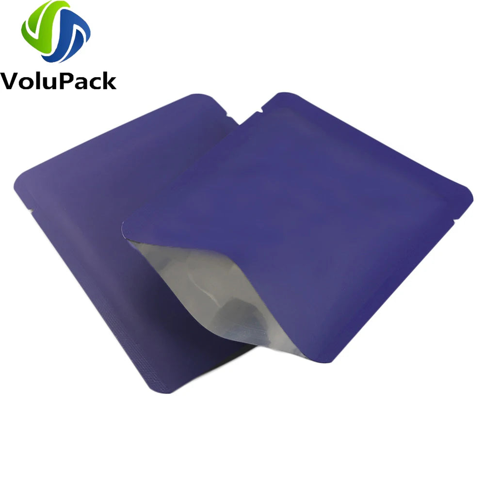 Sachets à café haute qualité sous vide thermoscellés, ouverture supérieure avec encoche, sachets mats poudrés, emballage en Mylar aluminium écologique et anti-odeurs
