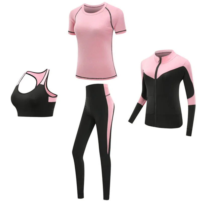 Conjunto de yoga de mujer, top y leggings